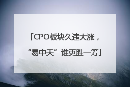 CPO板块久违大涨，“易中天”谁更胜一筹