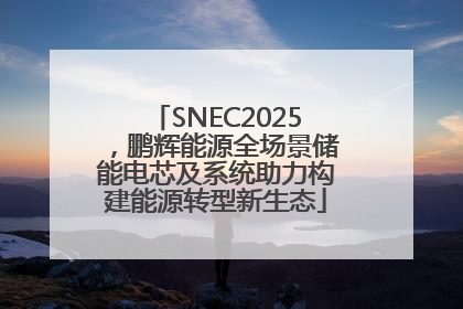 SNEC2025，鹏辉能源全场景储能电芯及系统助力构建能源转型新生态